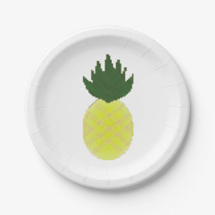 Artsy Pineapple Paper Plate