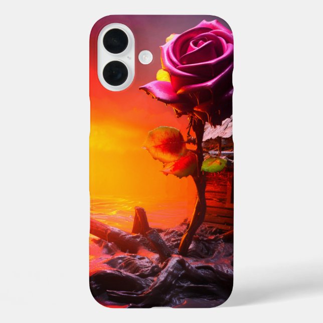 Artsy Rose Phone Case (Back)