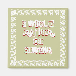 Artsy Sewing Graphics Magnet