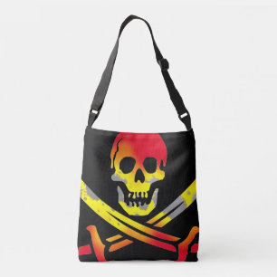 Artsy Skull Crossbody Bag