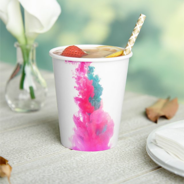 Artsy Smoke Paper Cups (Insitu)