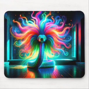 Artsy Snake Mouse Pad