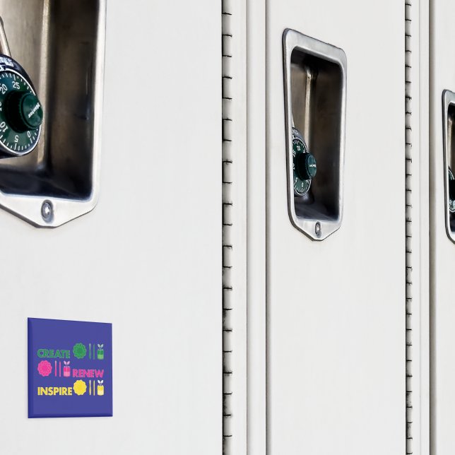 Artsy Spring Knolling Magnet (In Situ (Locker))