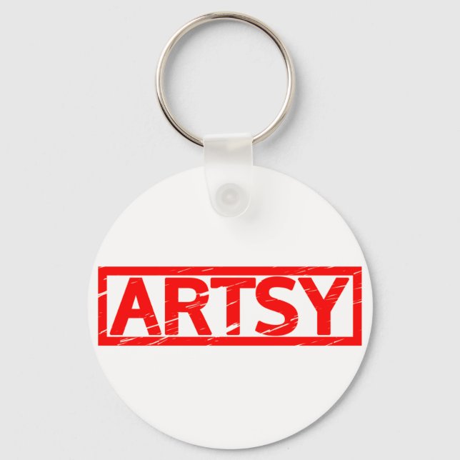 Artsy Stamp Key Ring (Front)