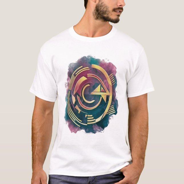 artsy sticker T-Shirt (Front)