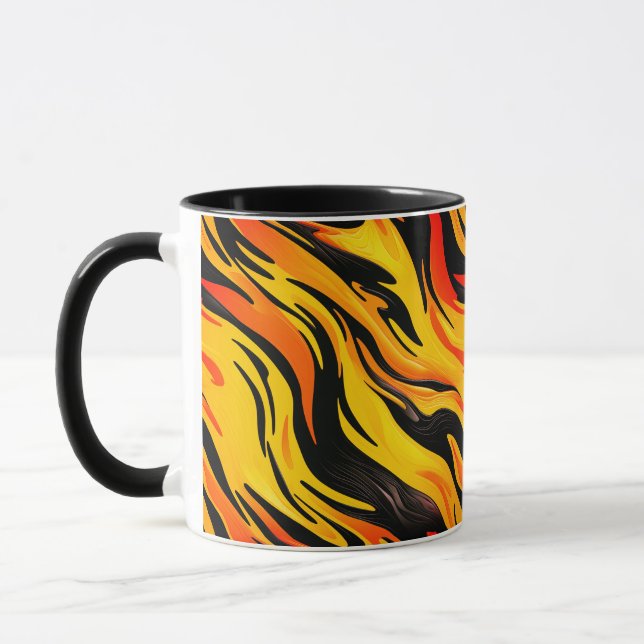 Artsy Striped Mug (Left)