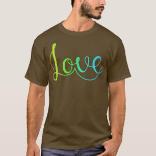 Artsy Style Love Letters T-Shirt