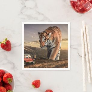 Artsy Tiger Napkin
