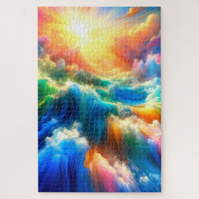Artsy Waves Jigsaw Puzzle (Vertical)