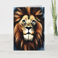 Artsy Wild African Lion