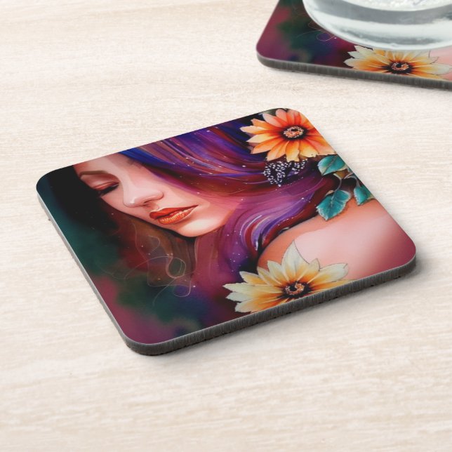 Artsy Woman Coaster (Left Side)