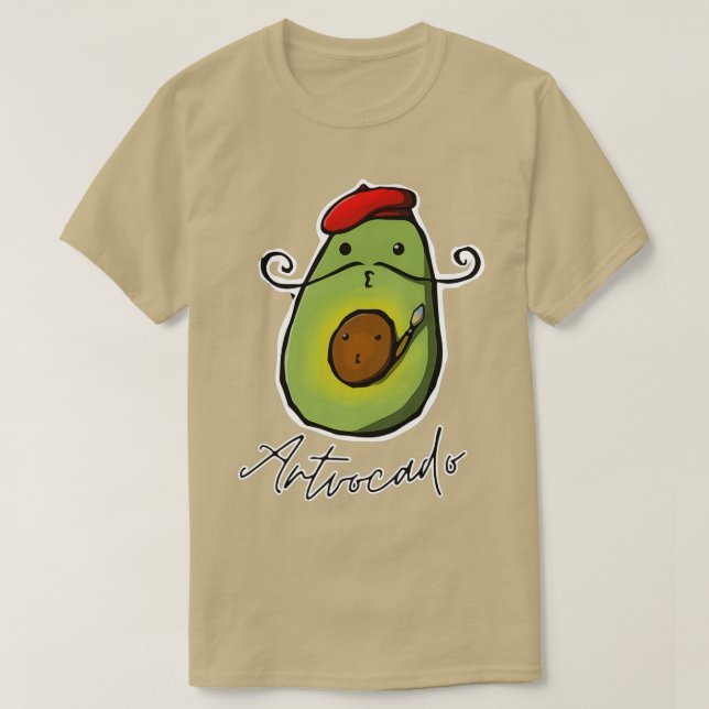 Artvocado Avocado Funny T-Shirt (Design Front)