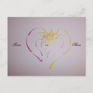 artwork 011, Rain                              ... Postcard