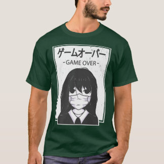 Artwork Game Over Indie Japan Otaku  T-Shirt