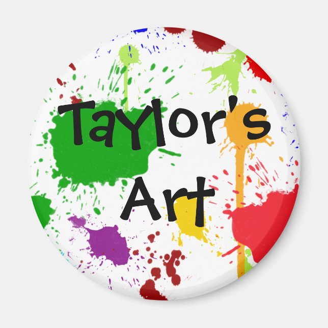 Artwork Personalised Magnet (Front)