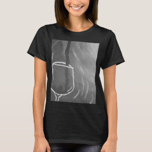 Artwork Wine  for happy hour cocktail T-Shirt