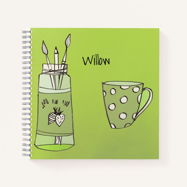 Arty Notebook 3 Customisable (Front)