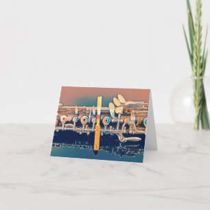 Arty Oboe Blank Card