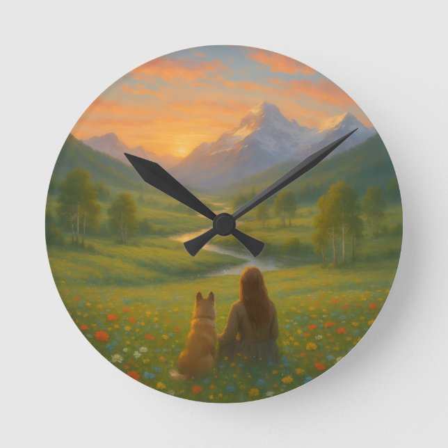 Arty wall clock  (Front)