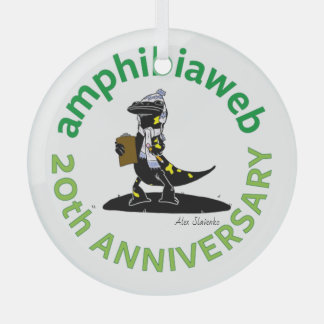 #ArtYourAmphibian2020 - Alex Slavenko Glass Tree Decoration