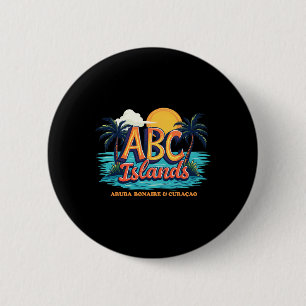 Aru Bonaire Curacao Cruise Vacation Caribbean Abc 6 Cm Round Badge
