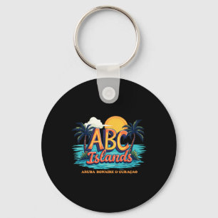 Aru Bonaire Curacao Cruise Vacation Caribbean Abc  Key Ring