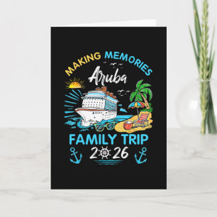 Aru Family Trip 2026 Making Memories Vacation  Card