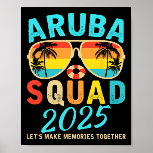 Aru Squad 2025 Vacation Friends Family Matching Gr Poster