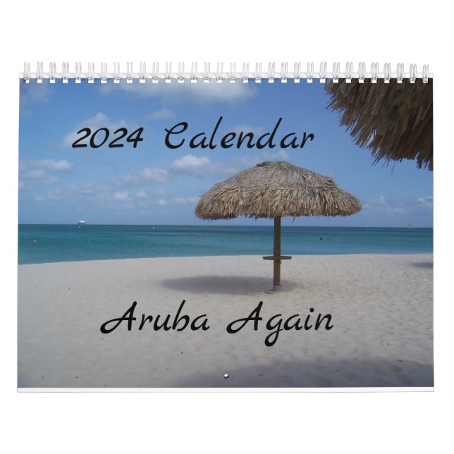 Aruba Again 2024 Calendar (Cover)