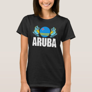 Aruba Aruban Aruba Flag Aruba National Animal 1 T-Shirt