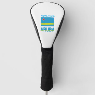 Aruba Aruban Flag Blue Personalisation  Golf Head Cover