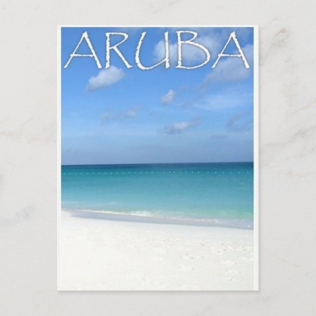 Aruba Beach Postcard (Front)