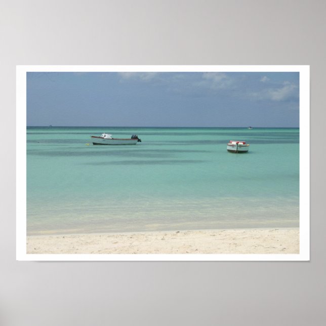 Aruba boats poster (Front)