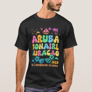 Aruba Bonaire Curacao 2025 Island Carribbean Trave T-Shirt