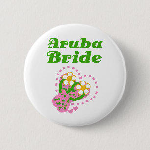 Aruba Bride 6 Cm Round Badge