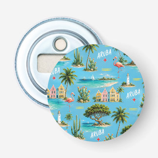 Aruba Caribbean Island lighthouse travel souvenir Bottle Opener