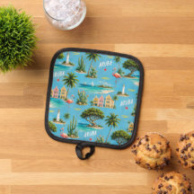 Aruba Caribbean Island lighthouse travel souvenir