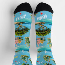 Aruba Caribbean Island lighthouse travel souvenir