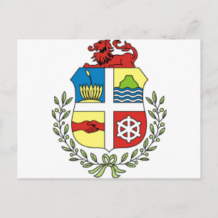 Aruba Coat of arm AW Postcard