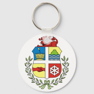 aruba coat of arms key ring