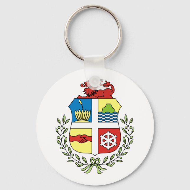 Aruba Coat of Arms Keychain (Front)