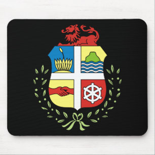 aruba coat of arms mouse pad