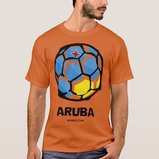 Aruba Country Flag T-Shirt (Front)
