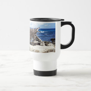 Aruba Divi Divi Tree At The Ocean Travel Mug