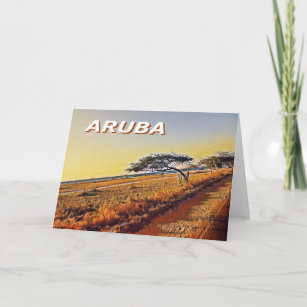 Aruba - Divi Divi Trees Card