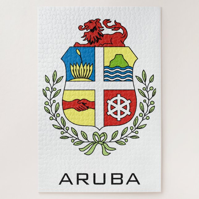 aruba emblem jigsaw puzzle (Vertical)