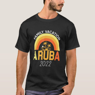 Aruba Family Vacation 2022 Matching Family Palm Tr T-Shirt