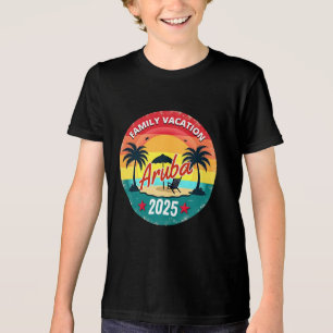 Aruba Family Vacation 2025 Family Vacation Tri-Blend Shirt