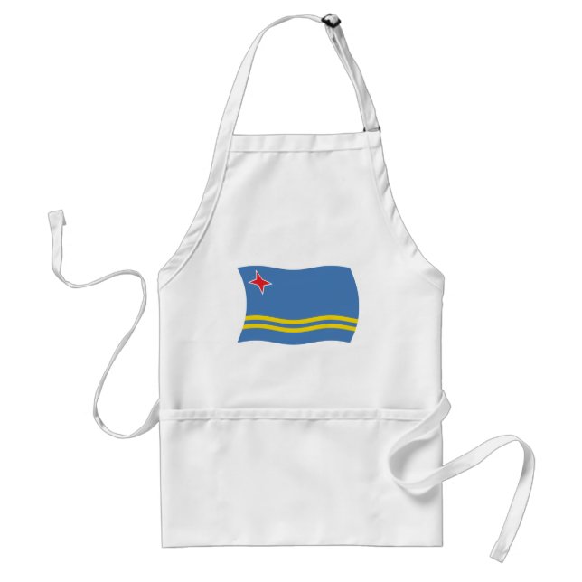 Aruba Flag Apron (Front)