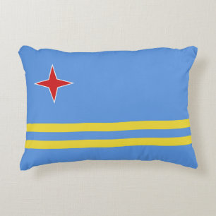 Aruba flag decorative cushion